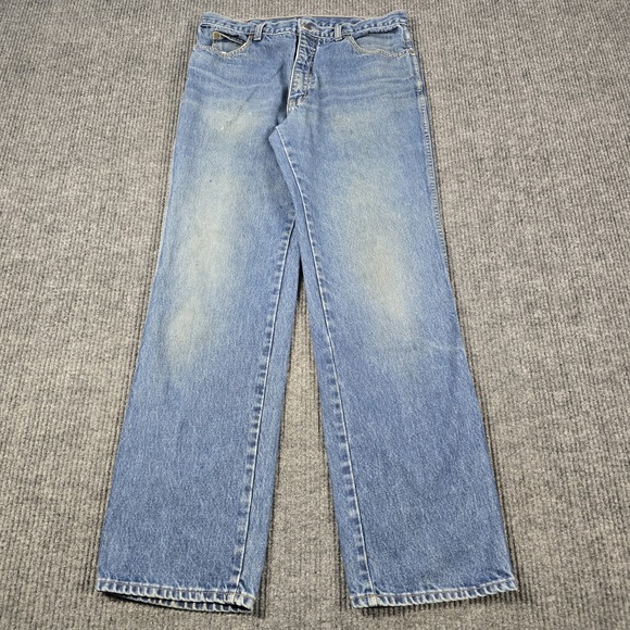 Vintage Calvin Klein Jeans Mens 36 Blue Denim Fade Union Made in USA 90s 32x31 - Picture 1 of 16